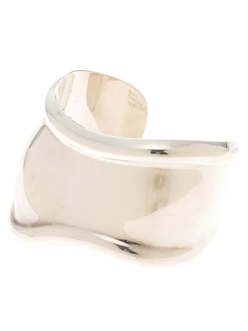 Tiffany & Co Small Bon Cuff Bangle Silver Bracelet